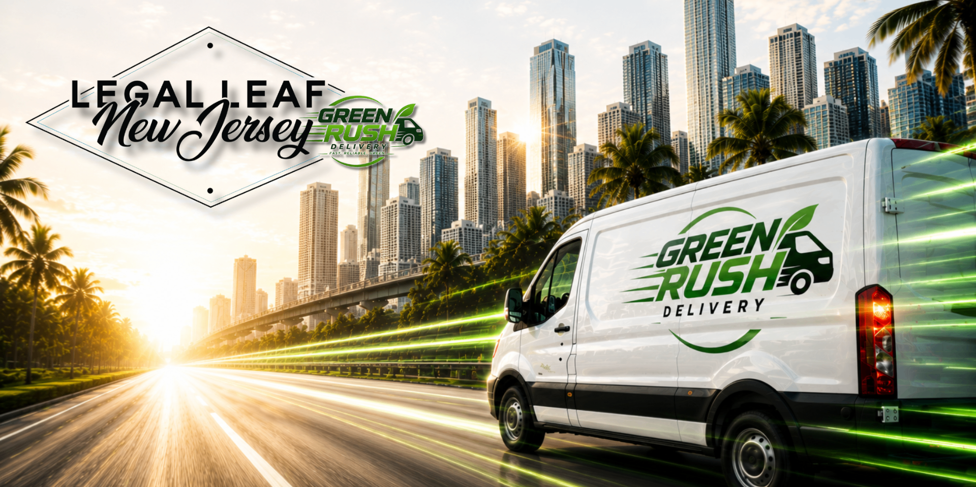 Legal Leaf New Jersey x Green Rush Delivery — Springfield, NJ area same-day THC delivery